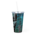 Load image into Gallery viewer, Headless horse man Celty Plastic Tumbler with Straw