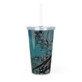 Load image into Gallery viewer, Headless horse man Celty Plastic Tumbler with Straw