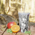 Load image into Gallery viewer, Heroes Unite Plastic Tumbler with Straw
