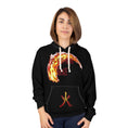 Load image into Gallery viewer, Heart on Fire Unisex Pullover Hoodie (AOP)