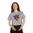Load image into Gallery viewer, Black Fae supremacy Champion Women's Heritage Cropped T-Shirt