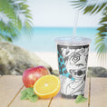 Load image into Gallery viewer, I'm spiraling Plastic Tumbler with Straw