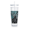 Load image into Gallery viewer, Headless horse man Celty Plastic Tumbler with Straw