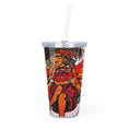 Load image into Gallery viewer, Divine Fairy Plastic Tumbler with Straw