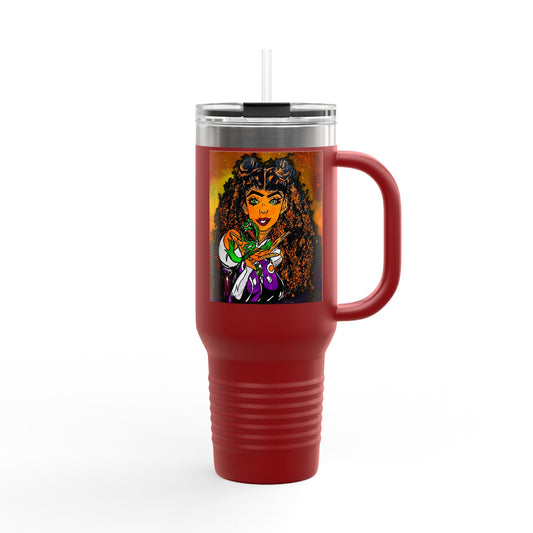 Black Intergalatic Insulated Travel Mug