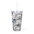 Load image into Gallery viewer, Best Girls Plastic Tumbler with Straw