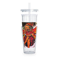 Load image into Gallery viewer, Divine Fairy Plastic Tumbler with Straw