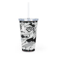 Load image into Gallery viewer, I'm spiraling Plastic Tumbler with Straw