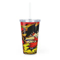 Load image into Gallery viewer, Plastic Tumbler with Straw