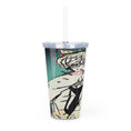 Load image into Gallery viewer, xoxo Plastic Tumbler with Straw