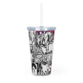 Load image into Gallery viewer, Heroes Unite Plastic Tumbler with Straw