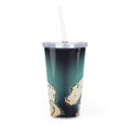 Load image into Gallery viewer, xoxo Plastic Tumbler with Straw