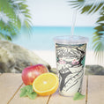 Load image into Gallery viewer, xoxo Plastic Tumbler with Straw
