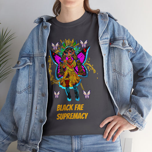 Black Fae Supremacy Unisex Heavy Cotton Tee