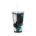 Load image into Gallery viewer, I'm spiraling Plastic Tumbler with Straw