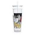 Load image into Gallery viewer, Slay Levi Plastic tumbler with straw