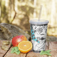 Load image into Gallery viewer, I'm spiraling Plastic Tumbler with Straw