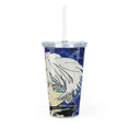 Load image into Gallery viewer, Curse vs sorcerer Plastic Tumbler with Straw