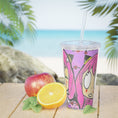 Load image into Gallery viewer, Waku Waku Plastic Tumbler with Straw