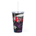 Load image into Gallery viewer, Over 100 Plastic Tumbler with Straw