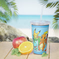 Load image into Gallery viewer, PokeGang Plastic Tumbler with Straw