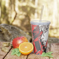 Load image into Gallery viewer, Darkness Within Plastic Tumbler with Straw