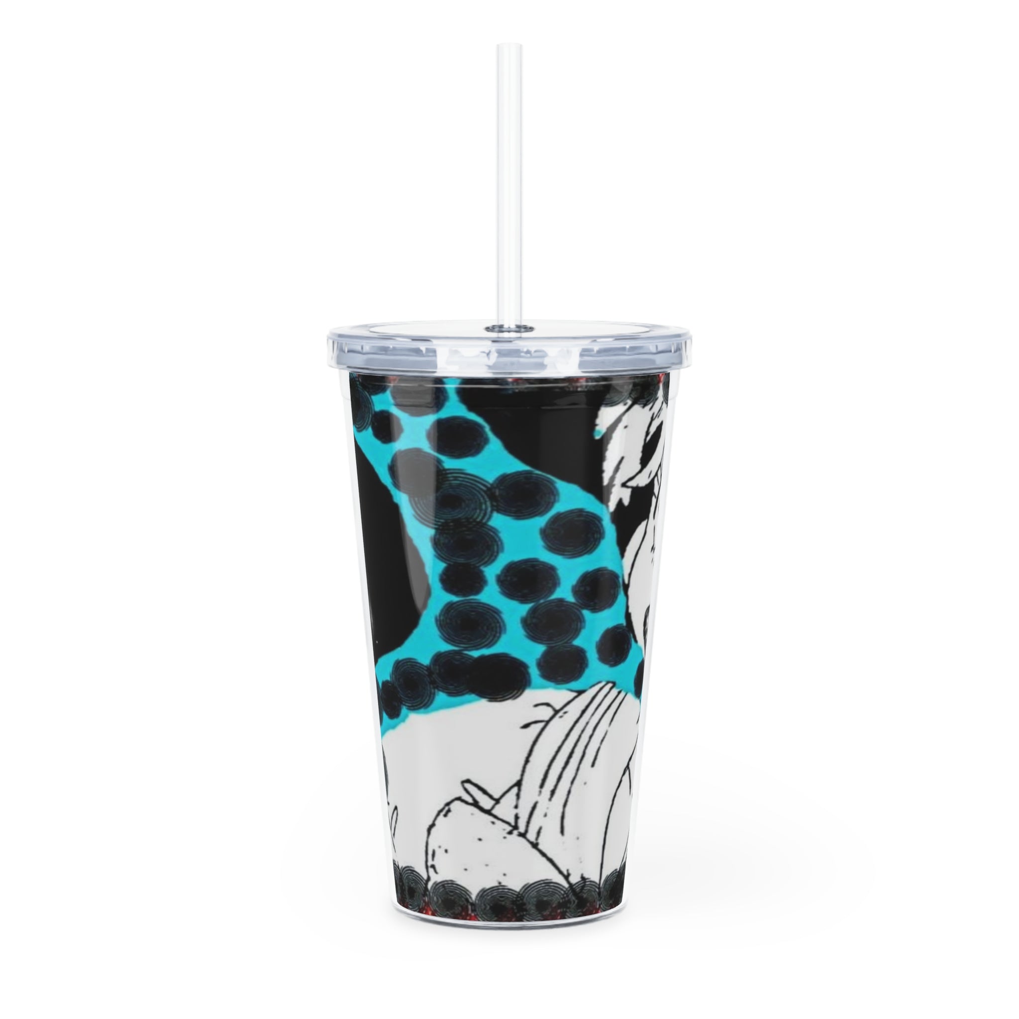 I'm spiraling Plastic Tumbler with Straw