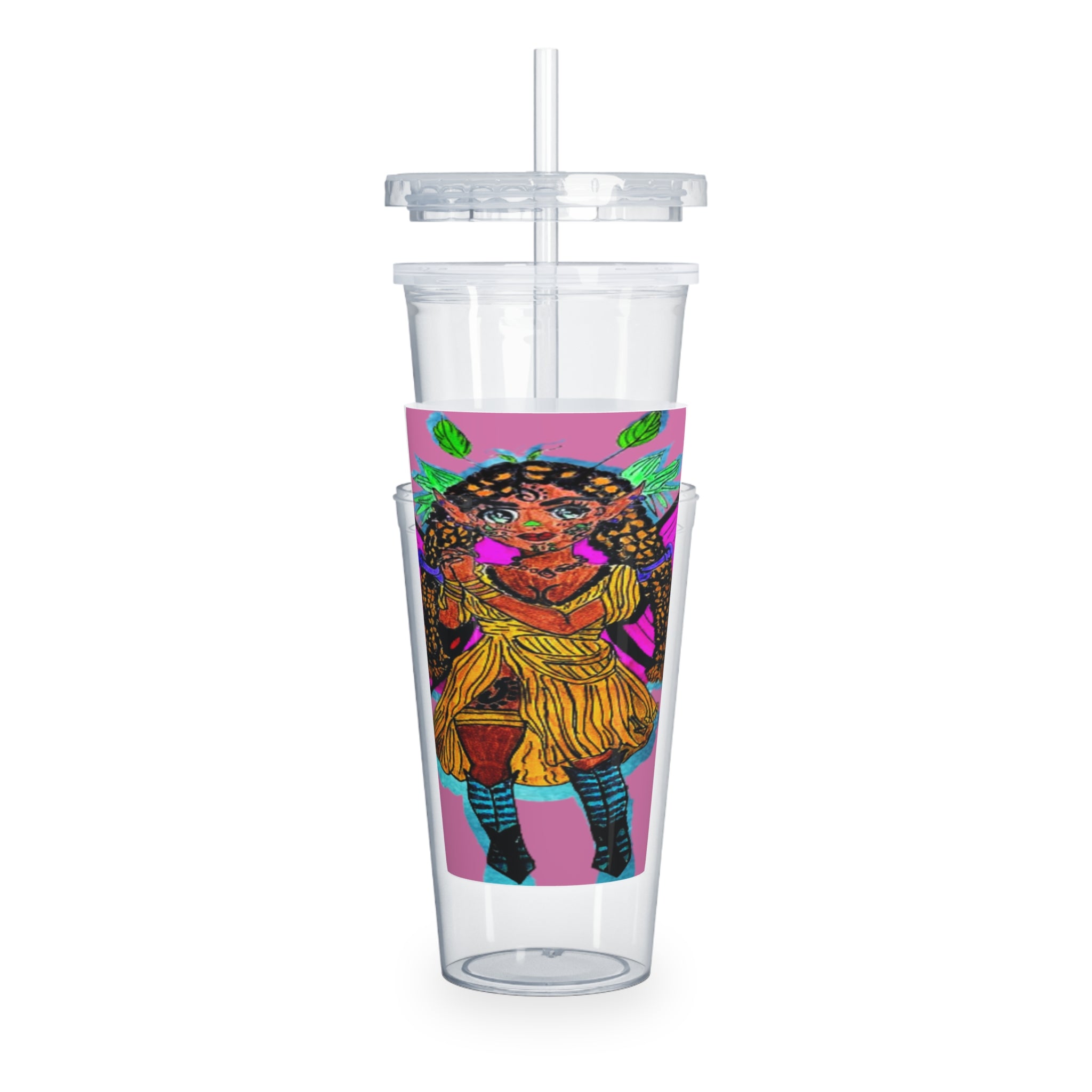 Elira Plastic Tumbler with Straw