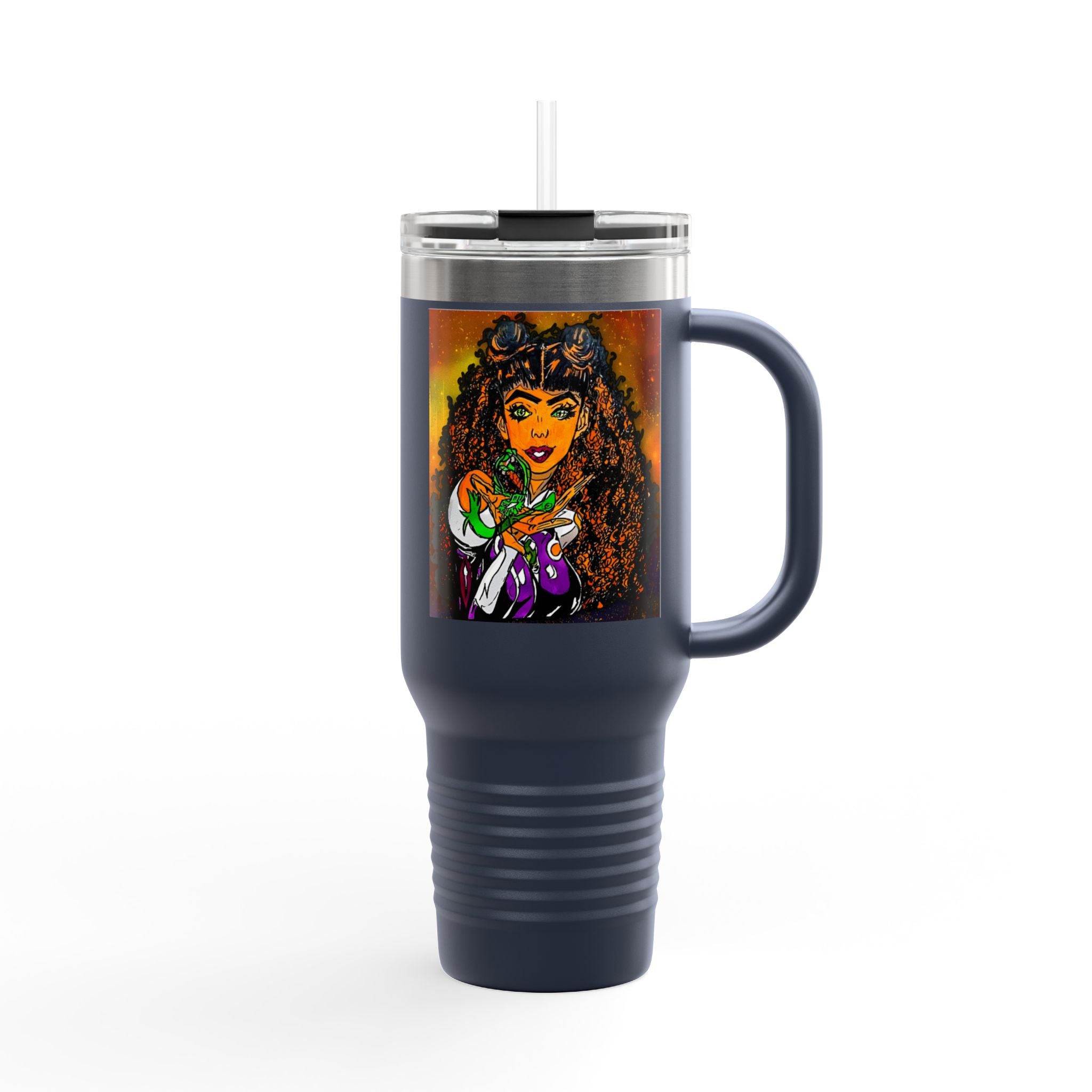 Black  Intergalatic Insulated Travel Mug