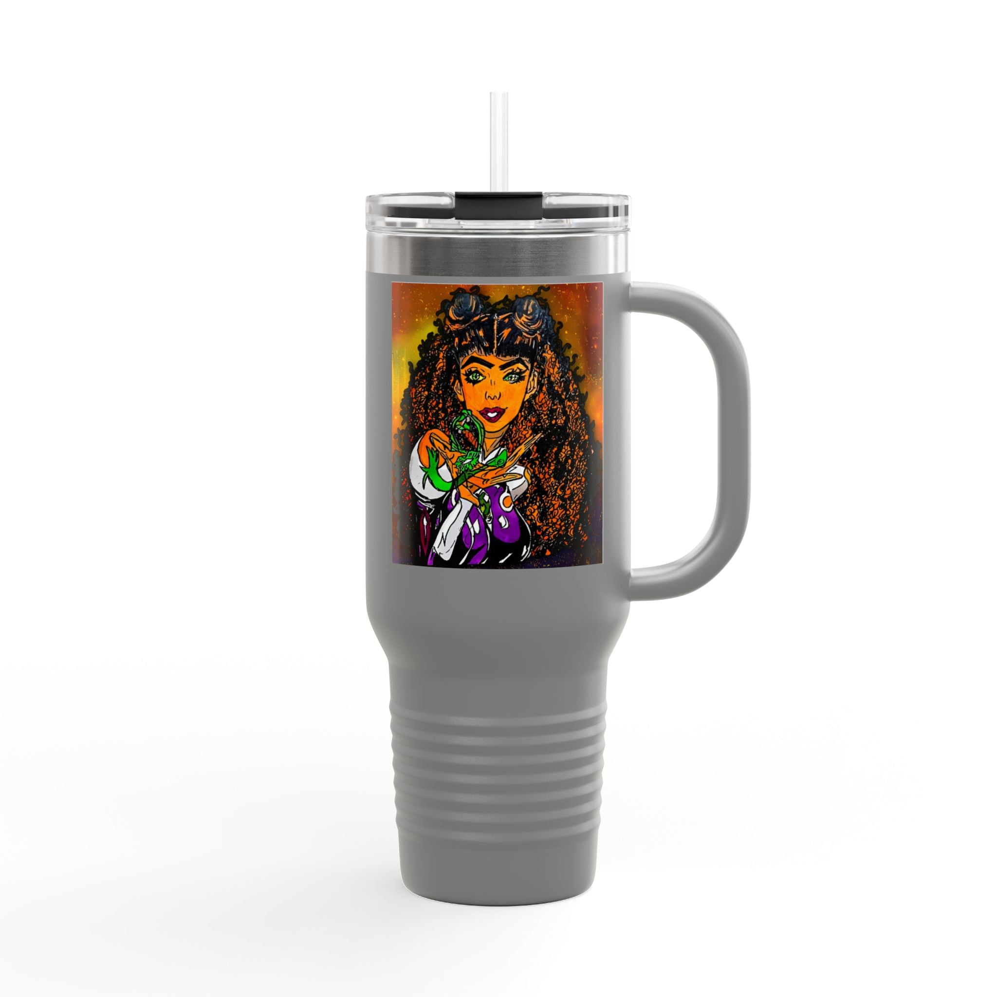 Black  Intergalatic Insulated Travel Mug