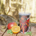 Load image into Gallery viewer, Divine Fairy Plastic Tumbler with Straw
