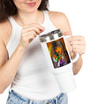 Load image into Gallery viewer, Black  Intergalatic Insulated Travel Mug
