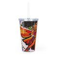 Load image into Gallery viewer, Divine Fairy Plastic Tumbler with Straw
