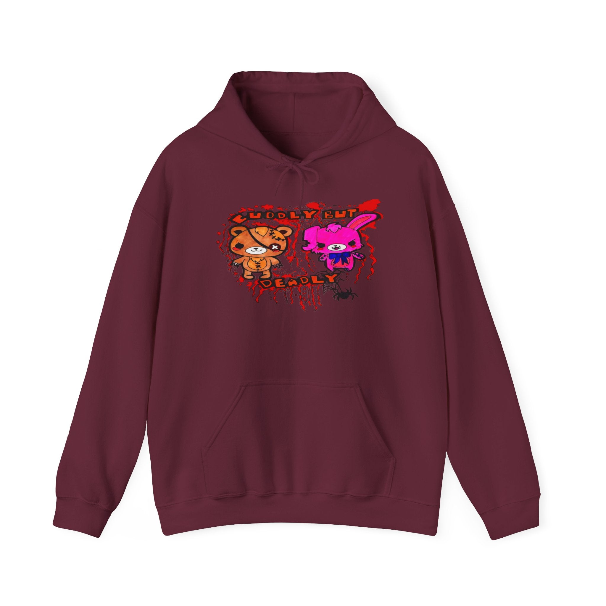 Cuddly But Deadly Unisex Heavy Blend™ Hooded Sweatshirt