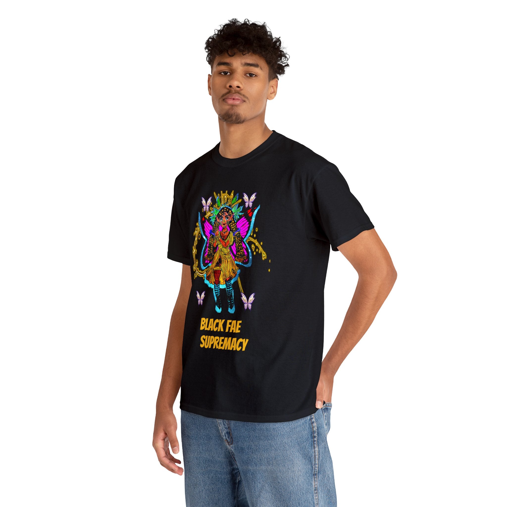 Black Fae Supremacy Unisex Heavy Cotton Tee