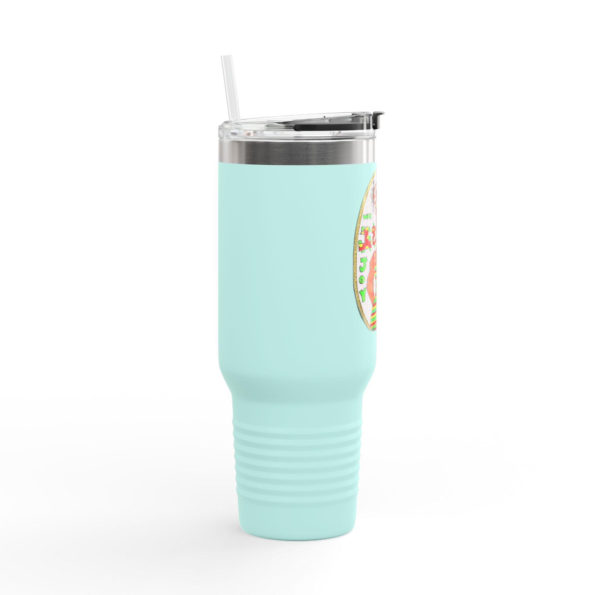 Travel Mug - Juneteenth and Black Girl Magic Design