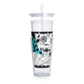 Load image into Gallery viewer, I'm spiraling Plastic Tumbler with Straw
