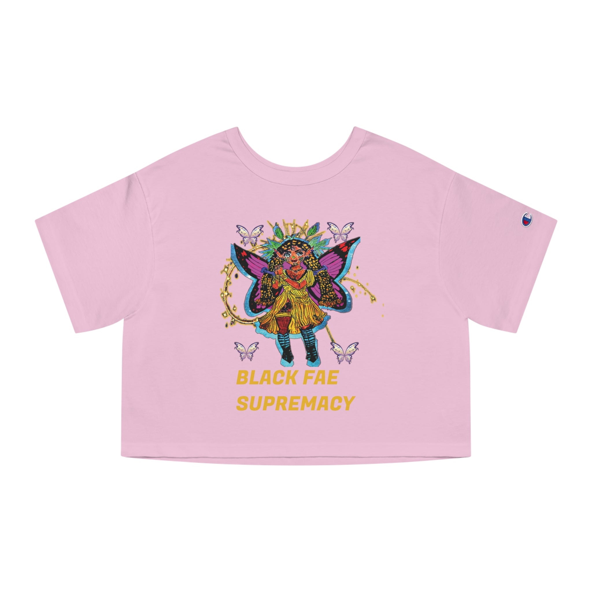 Black Fae supremacy Champion Women's Heritage Cropped T-Shirt