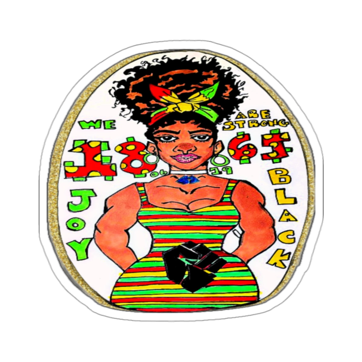 Juneteenth Celebration Sticker