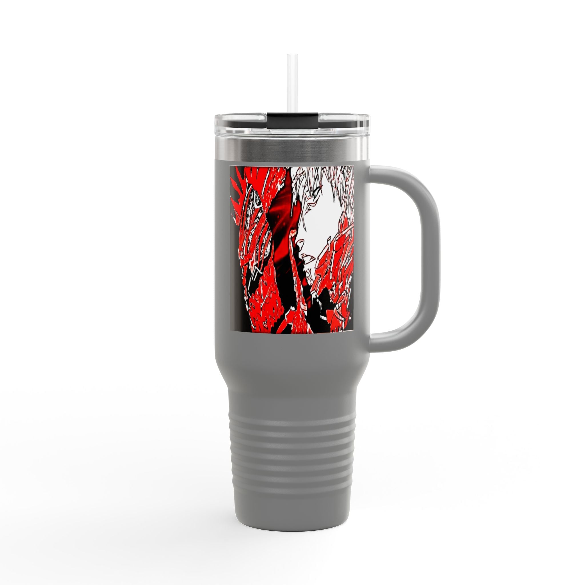 Stylish Insulated Travel Mug - 40oz with Eye-Catching Artwork