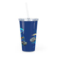 Load image into Gallery viewer, As a Slime Plastic Tumbler with Straw
