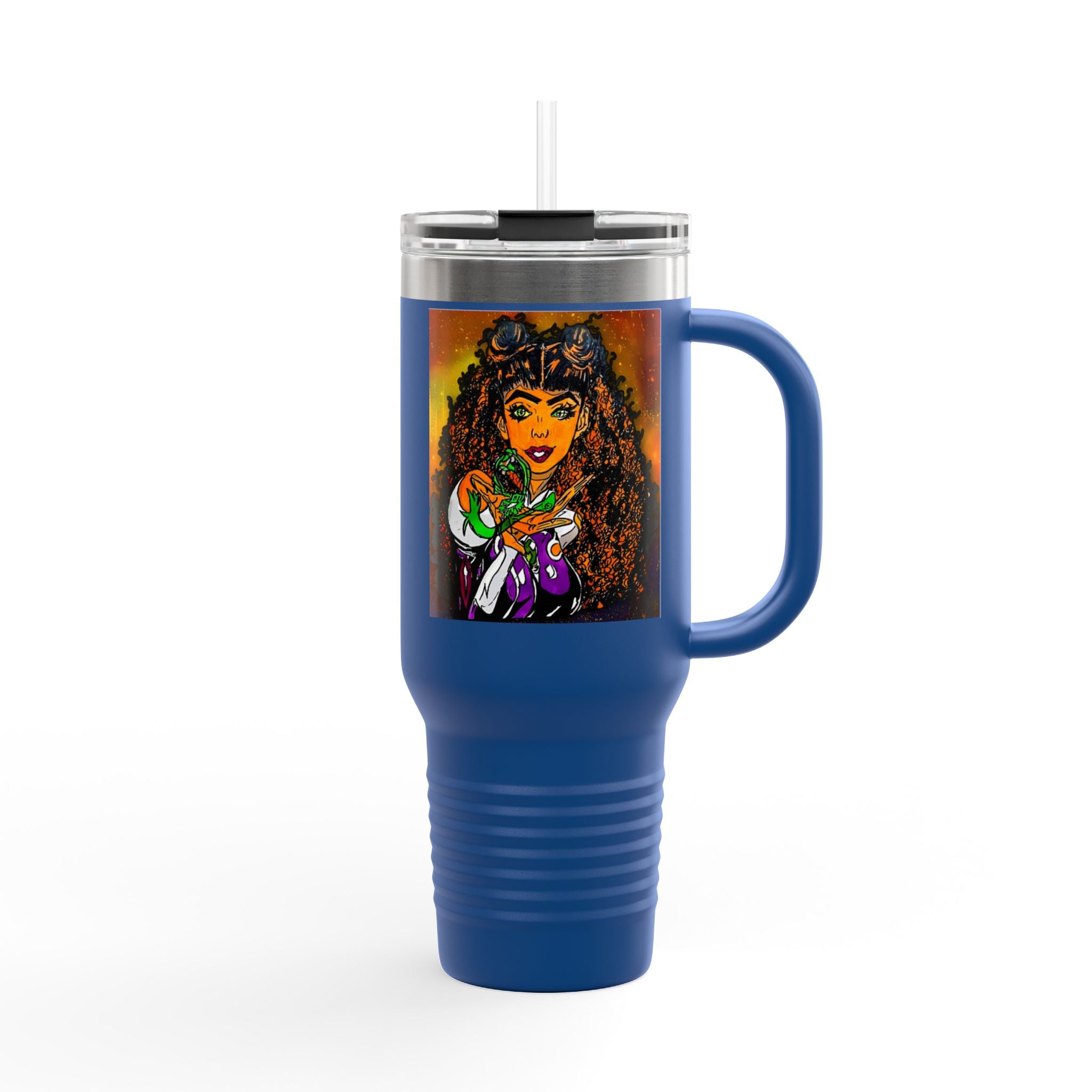 Black  Intergalatic Insulated Travel Mug