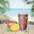 Load image into Gallery viewer, Divine Fairy Plastic Tumbler with Straw
