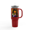 Load image into Gallery viewer, Black  Intergalatic Insulated Travel Mug
