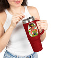 Load image into Gallery viewer, Travel Mug - Juneteenth and Black Girl Magic Design
