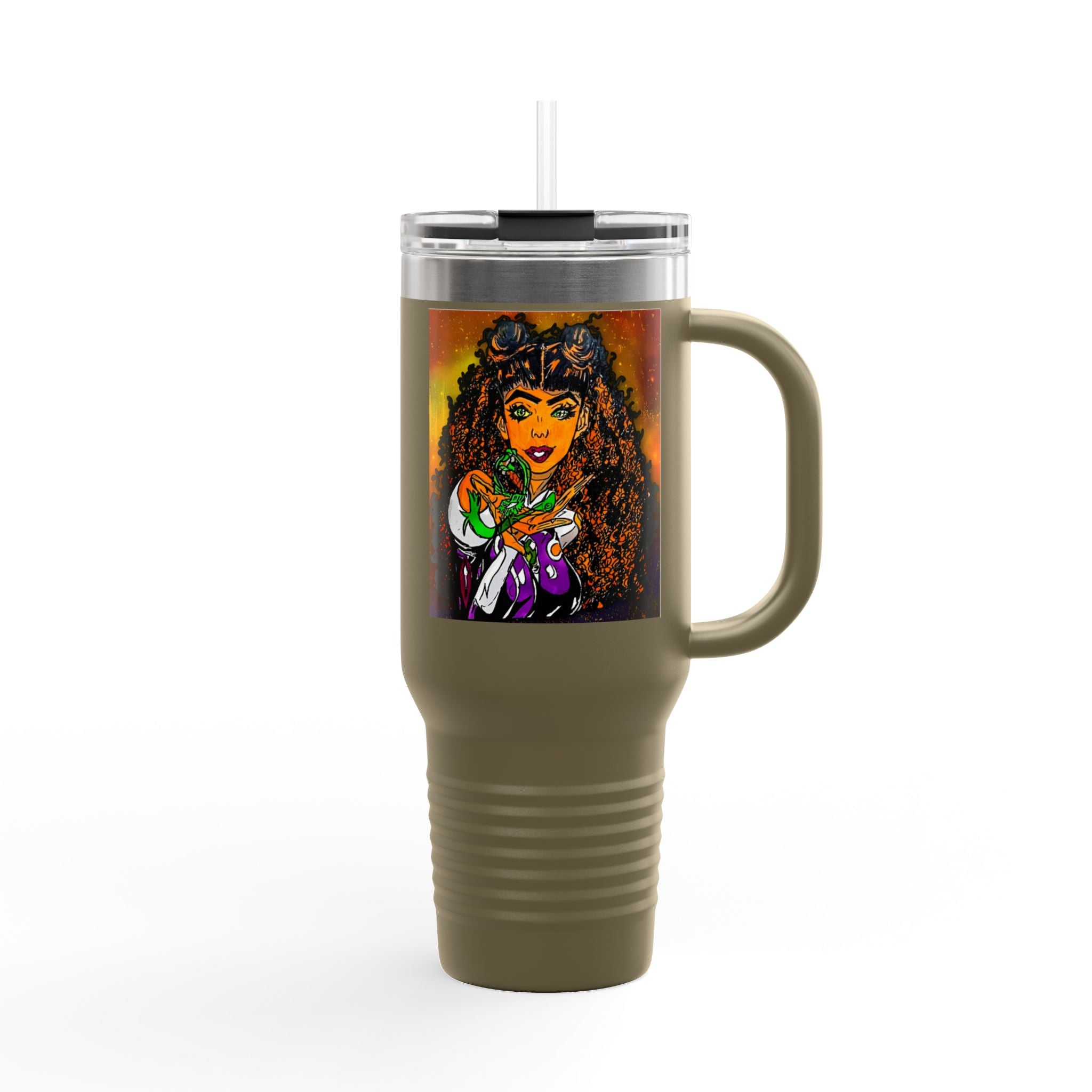 Black  Intergalatic Insulated Travel Mug