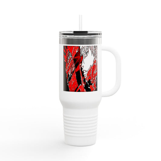 Stylish Insulated Travel Mug - 40oz with Eye-Catching Artwork