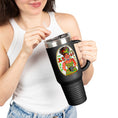 Load image into Gallery viewer, Travel Mug - Juneteenth and Black Girl Magic Design
