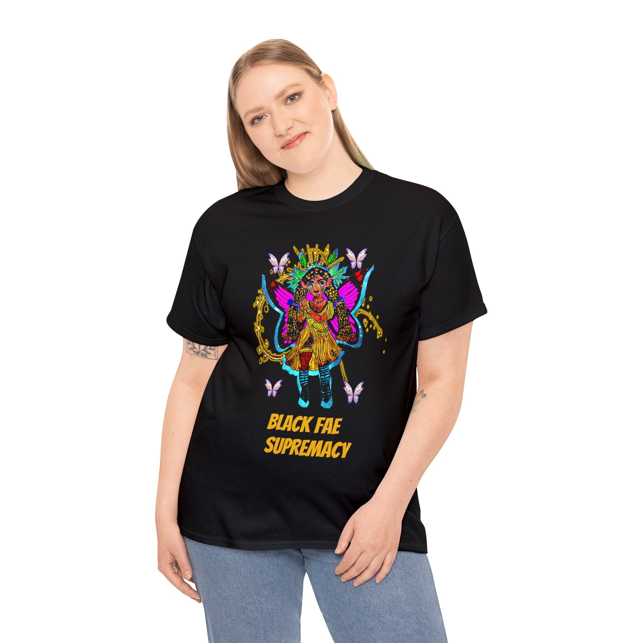 Black Fae Supremacy Unisex Heavy Cotton Tee