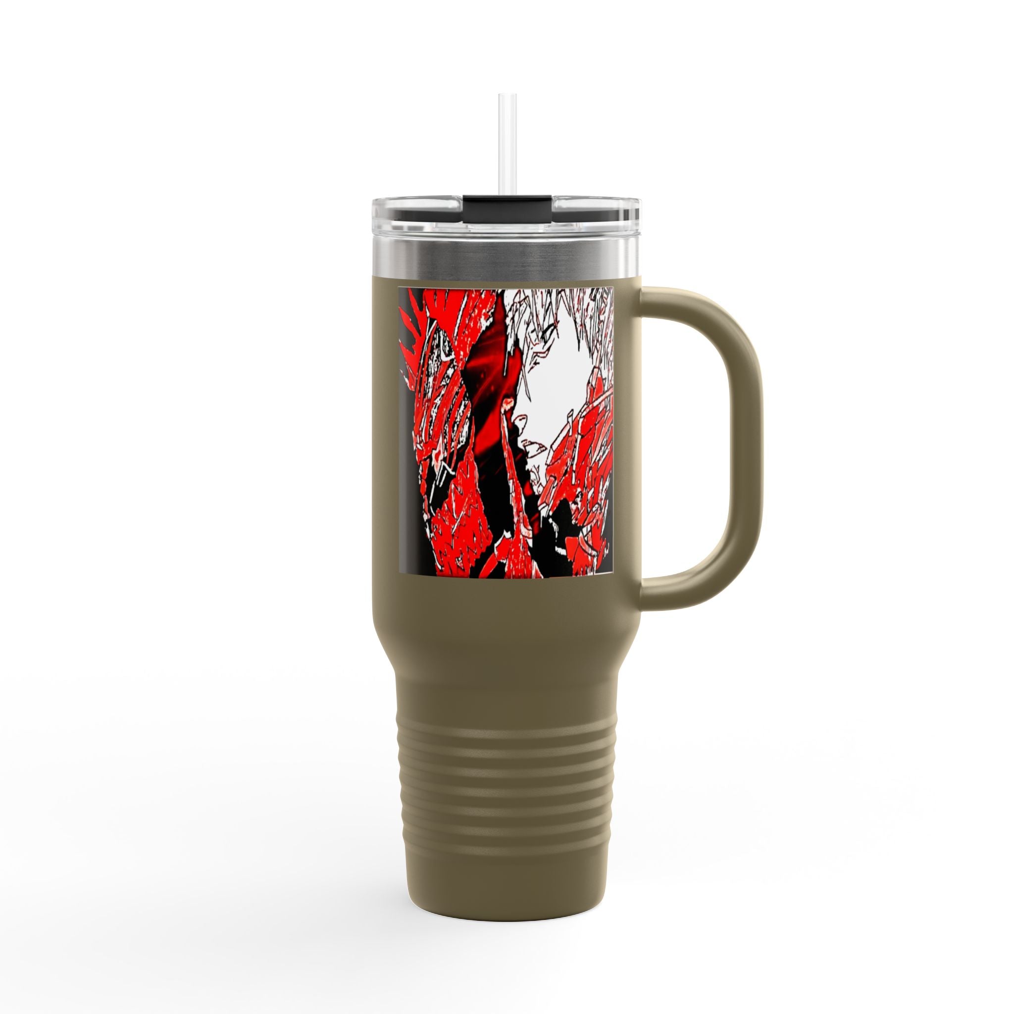 Stylish Insulated Travel Mug - 40oz with Eye-Catching Artwork